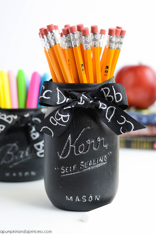 Chalkboard mason jar