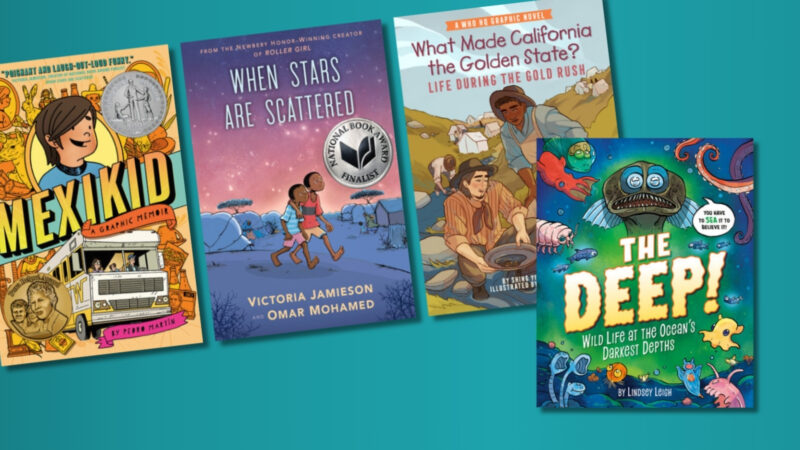 Book covers for Penguin Young Readers graphic novels