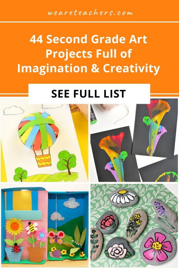 Second grade art students will love expressing their creativity with these cool projects, like clay snails, string-pull painting, and more.