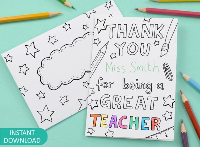 thank you card