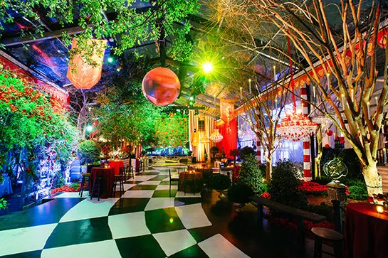 Alice In Wonderland themed prom