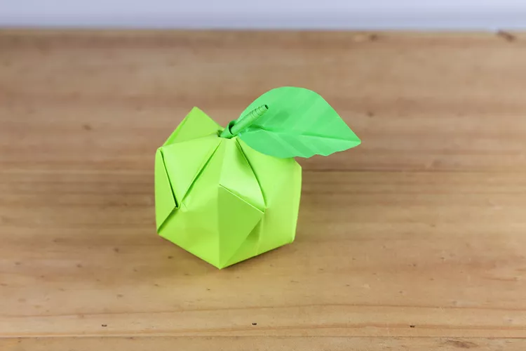 Origami apple