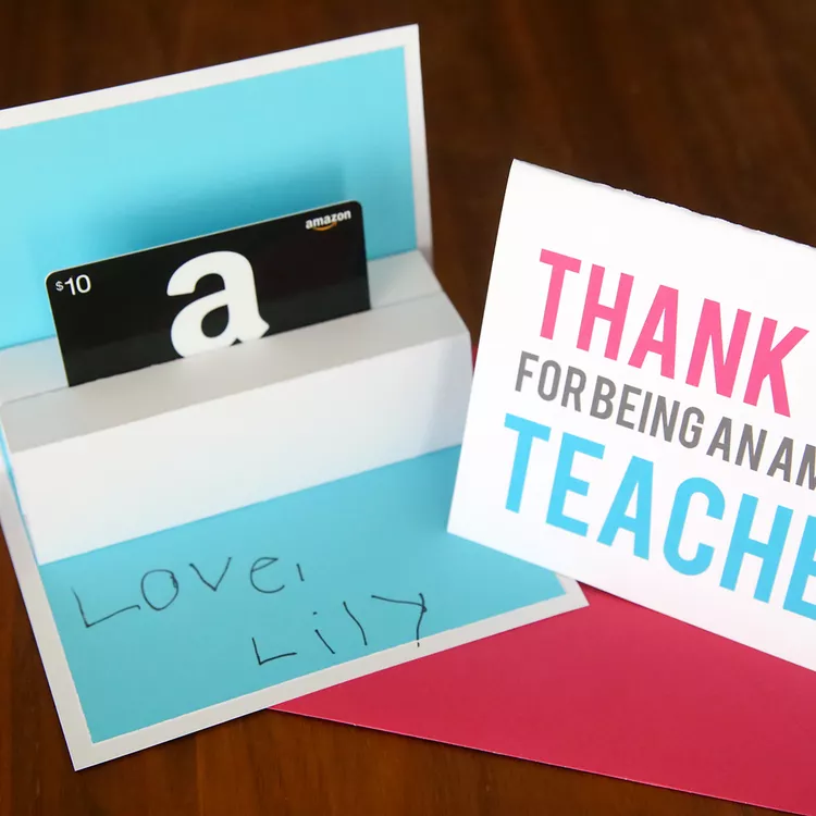 Pop up teacher card
